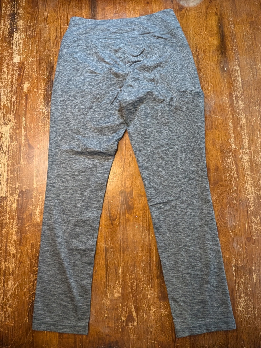 Duluth Trading Co Leggings Womens Medium Gray Activewear Athleisure Zip Pocket - Picture 7 of 7